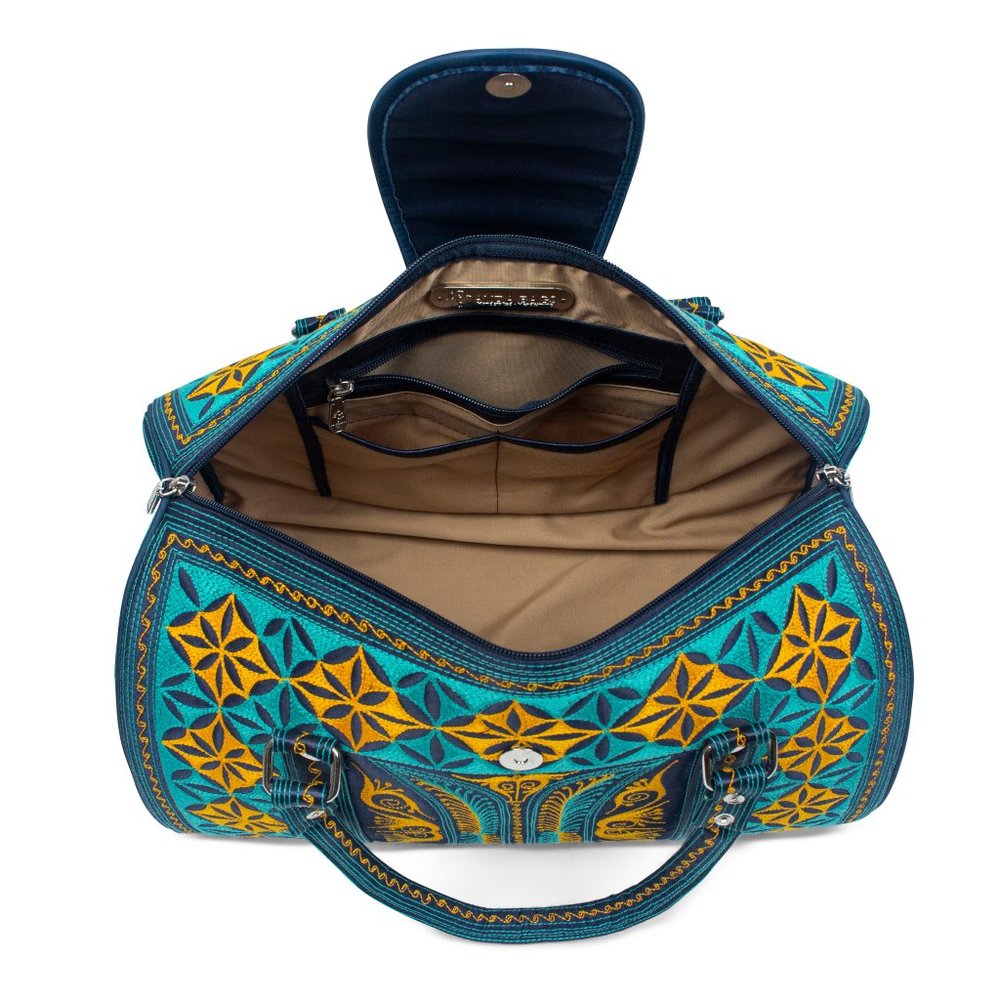 Unique Traditional Design - Rerebe Mini Weekender Bag - Picture 3 of 8